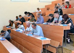 Opening ceremony of professional training courses for military servants. Norway-Ukraine Project