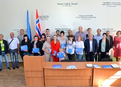 Opening ceremony of professional training courses for military servants. Norway-Ukraine Project