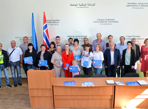 Opening ceremony of professional training courses for military servants. Norway-Ukraine Project
