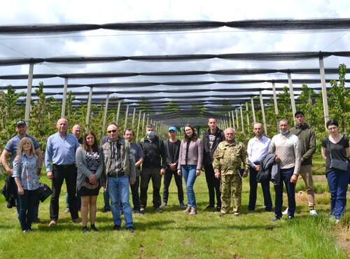 Industrial practice in the course "Innovative technologies in horticulture". Norway-Ukraine Project