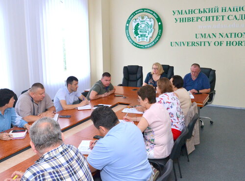 Відбулося засідання ректорату Уманського НУС