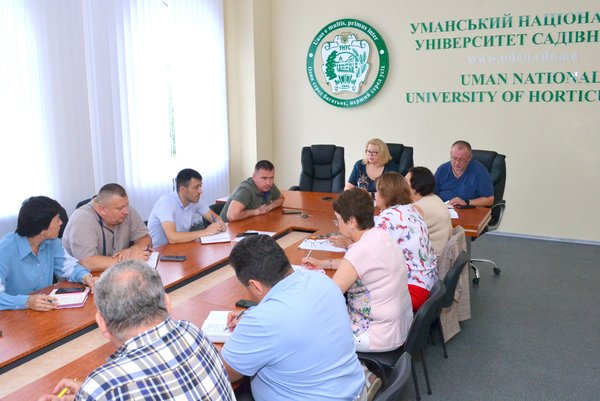 Відбулося засідання ректорату Уманського НУС