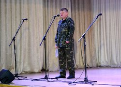 Зустріч козаків Уманського КОША зі студентами Уманського НУС