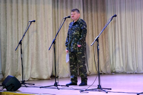 Зустріч козаків Уманського КОША зі студентами Уманського НУС