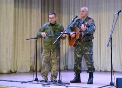 Зустріч козаків Уманського КОША зі студентами Уманського НУС