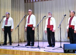 Зустріч козаків Уманського КОША зі студентами Уманського НУС