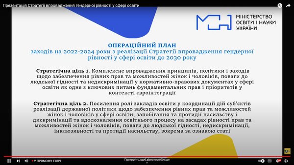 Гендерна рівність у сфері освіти: стратегічні цілі до 2030 року