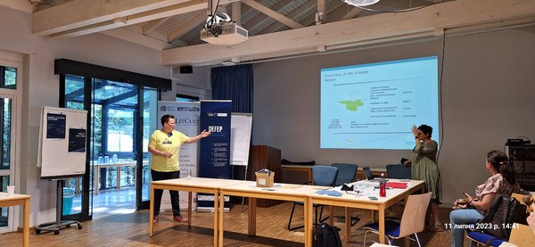 Науковці Уманського національного університету садівництва ознайомились із кращими досвідами дистанційної освіти під час робочої зустрічі в Університеті Саарланду