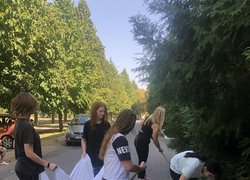Всеукраїнська акція "Хай небо буде мирним, а Україна чистою" в нашому університеті триває...