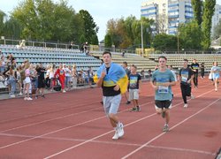 Колектив Уманського НУС взяв участь у забігу «Шаную воїнів, біжу за Героїв України» 