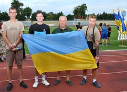 Колектив Уманського НУС взяв участь у забігу «Шаную воїнів, біжу за Героїв України» 