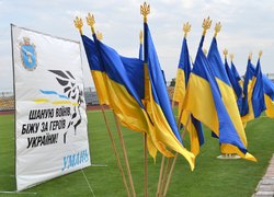 Колектив Уманського НУС взяв участь у забігу «Шаную воїнів, біжу за Героїв України» 