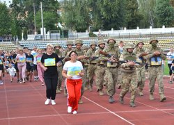 Колектив Уманського НУС взяв участь у забігу «Шаную воїнів, біжу за Героїв України» 