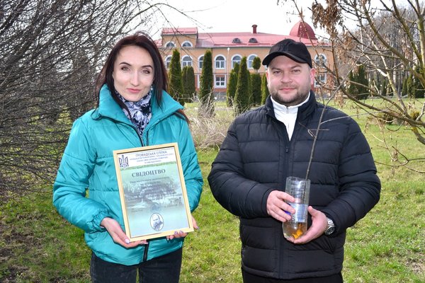 В Уманському національному університеті садівництва посадили вербу Шевченка