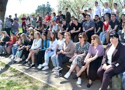 Колектив Уманського НУС познайомився з роботою поліцейських кінологів та їхніх вихованців 