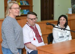В Уманському НУС відбулася зустріч із захисником, поетом та земляком Сергієм БІДНЯЧУКОМ