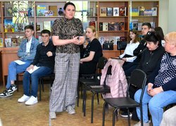 В Уманському НУС відбулася зустріч із захисником, поетом та земляком Сергієм БІДНЯЧУКОМ