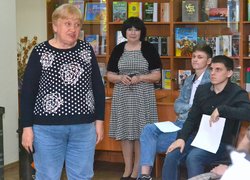 В Уманському НУС відбулася зустріч із захисником, поетом та земляком Сергієм БІДНЯЧУКОМ