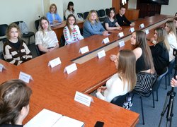 Активні студенти Уманського НУС зустрілись із адміністрацією університету садівництва