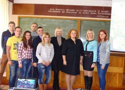 61-ЗГМ з куратором Ларисою Розборською та заступником декана з виховної роботи Анною Слонь