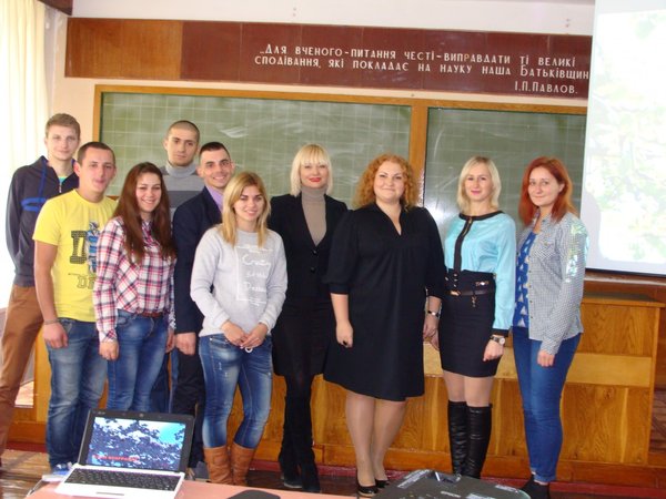 61-ЗГМ з куратором Ларисою Розборською та заступником декана з виховної роботи Анною Слонь