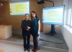 З лектором доктором Аліцією Кухарською
