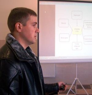 А.Чаплоуцький висвітлив результати аспірантських досліджень