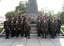 Студенти кафедри військової підготовки беруть активну участь у святкових, військово-патріотичних та інших заходах університету та міста