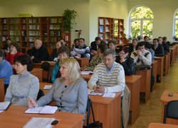Триває навчання сільських і селищних голів в університеті (18.10.2012)