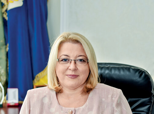 Привітання ректора Уманського НУС  Олени Непочатенко із професійним святом працівників лісового господарства
