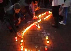 Акція до Міжнародного дня боротьби зі СНІДом в Умані